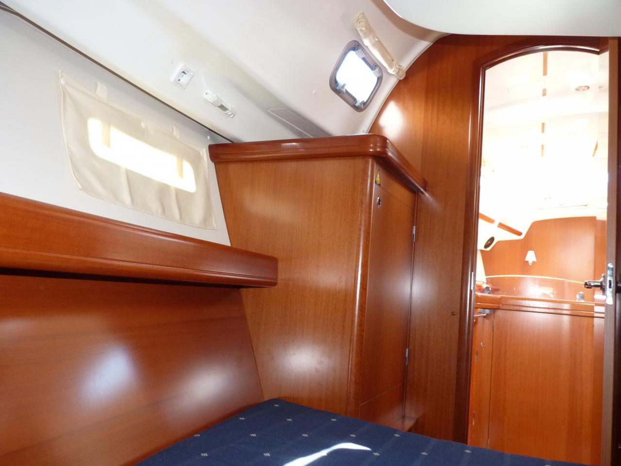 Cabine arrière vue de l'intérieur